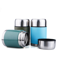 Thermos alimentaire à double paroi sous vide 1L/800Ml en acier inoxydable, bocal isotherme pour aliments chauds
