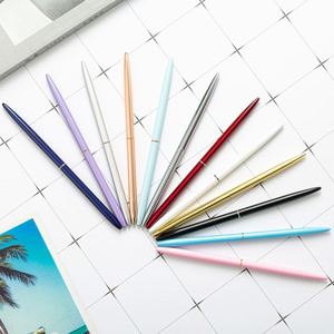 ปากกาโลหะทรงยาวหรูหราแบบบางสีโรสโกลด์ ราคาถูกสุดๆ ขายส่ง MOQ ต่ำ โปรโมชั่นพิเศษ ปากกาแบบกำหนดเองราคาประหยัด ขายดี - Product Image 5