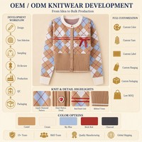Cárdigan para Mujer con Botones de Corazón a la Moda