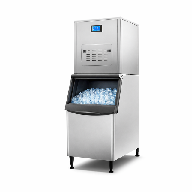 High Productivity Automatic Ice Cube Maker Stainless Steel Ice Cube Maker Machine for Business Vending