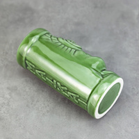 Taza de Cerámica Tiki con Diseño de Moái de la Isla de Pascua, 420 ml, con Logotipo Personalizado OEM ODM, para Cócteles, Bebidas, Suministro al por Mayor para Bares y Restaurantes