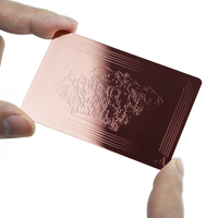 Tarjeta de Membresía Personalizada de Alta Calidad YTS, Tarjeta de Visita de Acero Inoxidable con Impresión Metálica