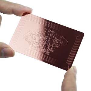 YTS High Quality Custom Hot Customer Membership Stainless Steel <b>Card</b> Metal Printing Business <b>Card</b> - Product Image 6