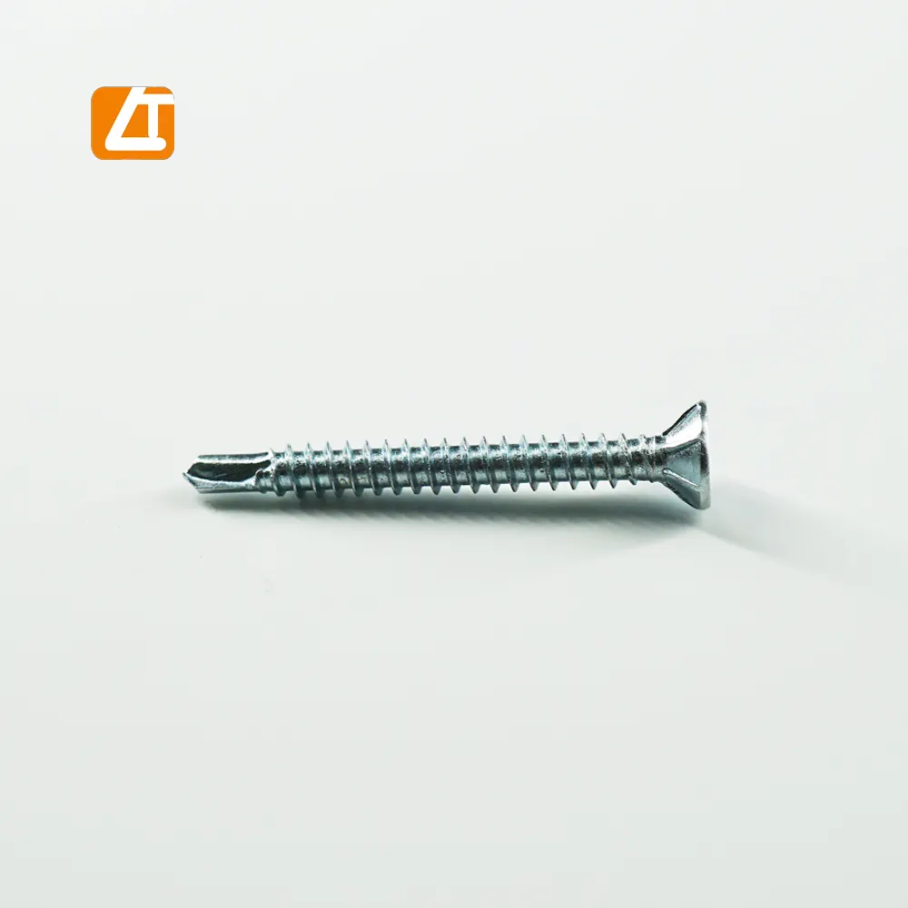good quality with competitive price CSK head self drilling screws with ribs