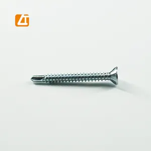 good quality with competitive price CSK head self drilling screws with ribs