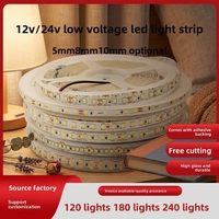 Bande LED RVB adressable flexible 12V IP20 120 LED/m, pleine couleur, dimmable, pour décoration intérieure et extérieure, DIY, ROHS Ra80
