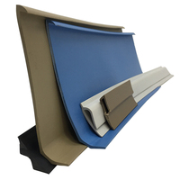 Bande de finition en PVC flexible et profilé de protection pour revêtement de sol en vinyle, bordure en plastique