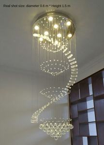 Fábrica China <span class=keywords><strong>Chelier</strong></span> moderno para techos altos Luz de techo Sala de estar Candelabros y luces colgantes a buen precio - Product Image 4