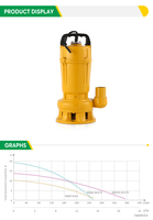 Pompe à eaux usées submersible 380V/220V pour eaux usées industrielles, certifiée CE, pompe à eaux usées certifiée CE étanche IP68