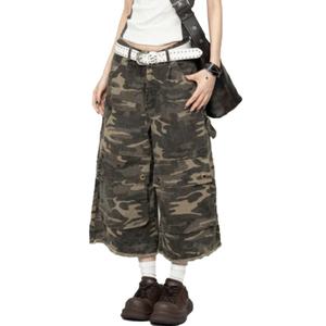Prix de gros, logo personnalisé, streetwear tendance, hip-hop, camouflage, shorts cargo multi-poches - Product Image 5