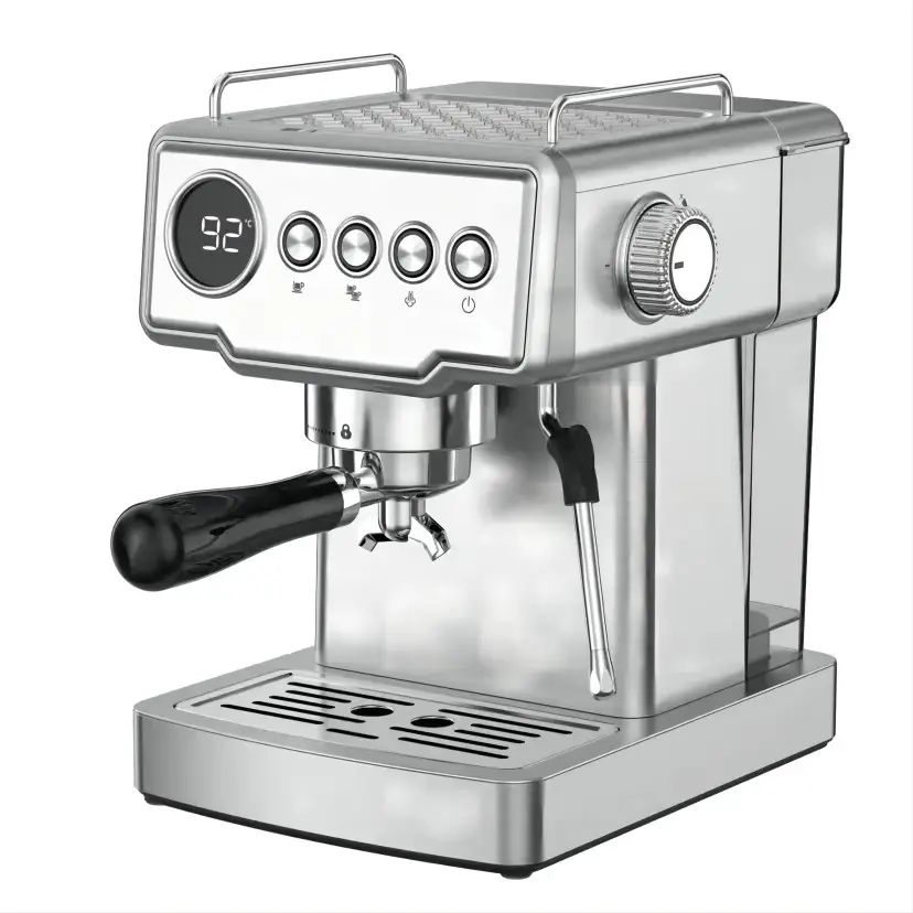 Automatische Express Espressomachine Maker Profesional Cappuccino Expresso Koffiezetapparaat Met Molen