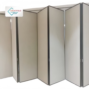 Acoustic Movable <strong>Partition</strong> Walls Operable Folding Bi-fold Doors Flexible Demountable <strong>Partition</strong> Price - Product Image 2