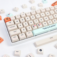 Hot Sale Novelty Colorful Keycaps Pbt Doubleshot Keycaps Custom 68key 135keys Skeycaps