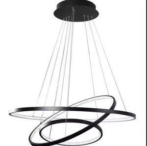 Zeal Lighting anillo redondeado lámpara colgante círculo moderno diseño candelabros para comedor - Product Image 6