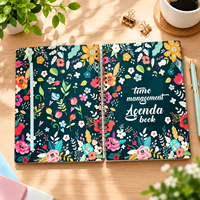 Option de logo personnalisé Cahier d'exercices à spirales à couverture souple pour usage scolaire Format A4 40/60/80/100 feuilles