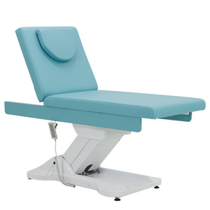 Table de soin électrique réglable en hauteur à 2 moteurs, professionnelle pour salon de beauté, massage, <span class=keywords><strong>spa</strong></span>, tatouage et extension de cils, avec dossier. - Product Image 1