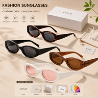 CONCHEN Lunettes de soleil polarisées ovales vintage en acétate avec logo personnalisé, montures épaisses tendance pour femmes, vente en gros