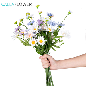 MW66785 margherita artificiale crisantemo fiori fiori primaverili composizioni floreali per casa tavolo interno vaso decorazione festa di nozze - Product Image 5