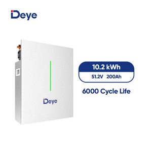 High Quality Deye 51.2V 200AH 10KWH Wall-Mounted Solar Lithium Battery for Residential Solar System - Product Image 3