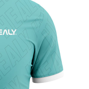 Wholesale for Polo <b>Shirt</b> with Subtle Print Breathable Quick Dry Sports Training Top <b>Moisture</b> <b>Wicking</b> Casual Training Wear - Product Image 4