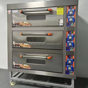 Industrial Commercial 4 Deck 8 Tray Bread Cake Baking Oven / Large Gas Oven for Bakery Hotel Kitchen Baking Equipment - Product Image 2