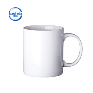 Taza <span class=keywords><strong>de</strong></span> Té <span class=keywords><strong>de</strong></span> Porcelana Blanca <span class=keywords><strong>de</strong></span> 350 ml con Asa Grande, Logotipo Personalizado Multicolor, Reutilizable, Apta para Lavavajillas, Diseño Clásico Ecológico - Product Image 6