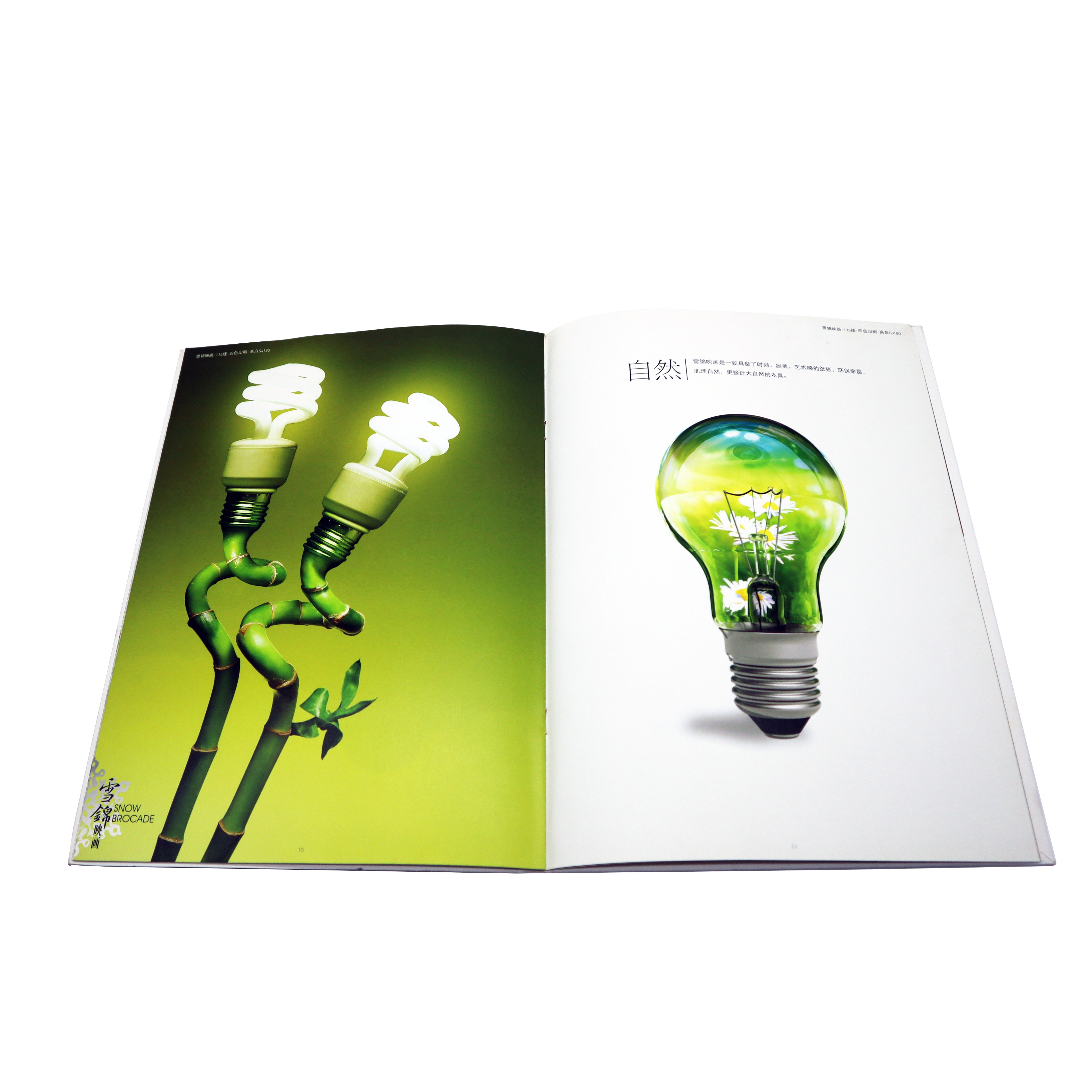 Индивидуальная цветная перерабатываемая бумага, дешевая печать журналов