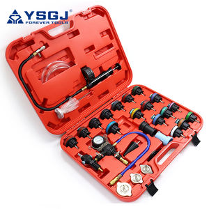 ערכת בודק לחץ למערכת קירור 28 חלקים, לבדיקת דליפות נוזל קירור ברדיאטור וערכת כלים למילוי ואקום, כלי עבודה למוסך רכב - Product Image 2