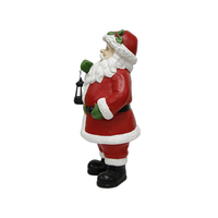 Statue de Père Noël en plastique soufflé de Chine, figurine de Noël traditionnelle, lanterne, décoration de maison pour les fêtes, jouets, modèle YM8015011, approvisionnement B2B