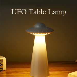 Lampada da Tavolo LED Ricaricabile Mini <span class=keywords><strong>UFO</strong></span> Design con Dimmerazione Continua, Luce Notturna Decorativa - Product Image 2