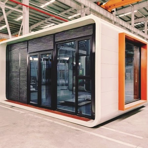 Luxury <b>Portable</b> Modular Prefabricated Container Steel Mobile Capsule Hotel House Space-Inspired Tiny Gym Supermarket - Product Image 1