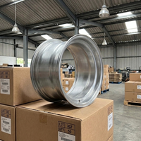 Jantes en acier vierges 15x8 15x10 à déport profond, neuves et brillantes, pour 4x4 tout-terrain et SUV