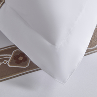 Fournitures d'hôtel et de maison d'hôtes de haute qualité 40s 60s 100% coton tissu Design de luxe ensemble de literie d'hôtel