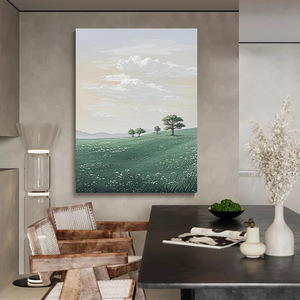 The Tree of Happiness Oil Painting Rectangle Hand Painted Abstract <b>Art</b> Wall Decor For Living Room Sofa Background - Product Image 2