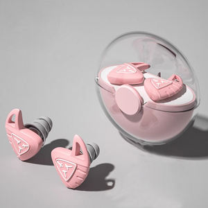 Écouteurs de jeu Imebobo Space Capsule, bouchons d'oreille réutilisables en silicone double couche en forme d'aileron de requin, à enfiler - Product Image 5