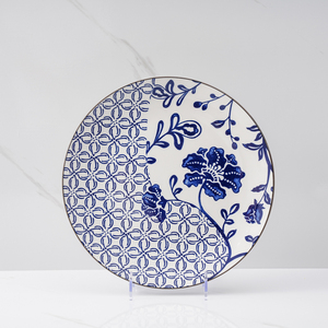 Juego de vajilla creativo con estampado de flores para restaurantes, hoteles, bodas, fiestas o como regalo - Product Image 3