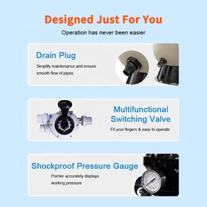 Van lọc cát nhựa gắn trên cùng cho bể bơi điều khiển bằng tay đa chức năng với phụ kiện van rửa ngược - Product Image 6