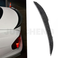 Spoiler sayap mobil serat karbon universal bentuk bibir bagasi melengkung lembaran karbon kepadatan tinggi untuk body kit eksterior E90