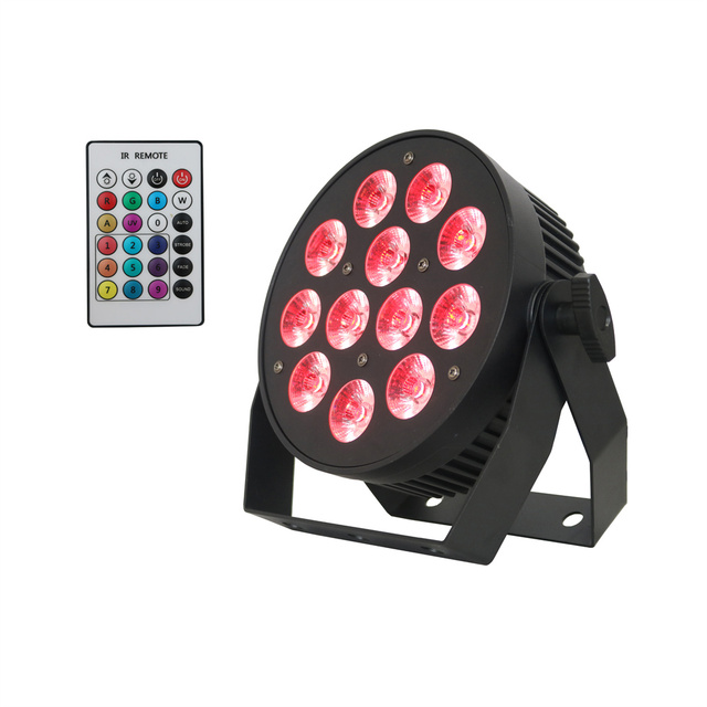 Mini Light Aluminum 12x10W RGBW 4in1 Leds DMX Remote Control Flat Slim Led Par Light