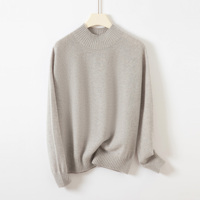 Nueva Tendencia 2026: Jersey de Cachemira 100% Pura con Cuello Alto, Helan Mt Ningxia 16.2um, Tejido Stoll, Lujo Discreto, Estilo Esquí, Rastreable, Probado en Laboratorio