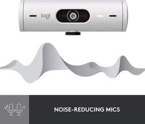 <span class=keywords><strong>Logi</strong></span>-tech Brio 500 Webcam Full <span class=keywords><strong>HD</strong></span> Correction automatique de la lumière Double réduction de bruit Microphones Couverture de confidentialité Micro-soft Teams USB - Product Image 4
