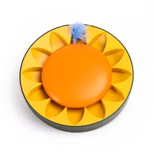 Neue Haustier produkte USB-Katzen spielzeug Hot Style Sonnenblumen form Interaktives Katzen spielzeug für Innen katzen