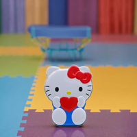 Boîte en métal personnalisée pour chocolats et bonbons de Pâques, motif chat de dessin animé, idéale pour les cadeaux d'enfants