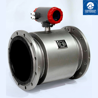 Medidor de Flujo Electromagnético de Acero al Carbono Tipo Brida, Precisión +/-0.5%, 0.1~15m/s, Modelo OEM CSLD-15 para Tratamiento de Agua Industrial