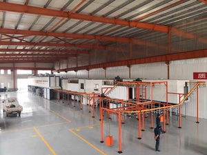 Linha semi automática do revestimento do pó com cabine rápida do revestimento do pó da mudança de cor e equipamento curando-se do forno para o painel do armário - Product Image 5