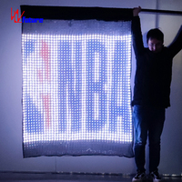 Drapeau lumineux LED personnalisé, spectacle de lumière de scène, accessoires de danse d'ouverture, 1 pièce, robots de performance pour adultes, scène et vêtements de danse