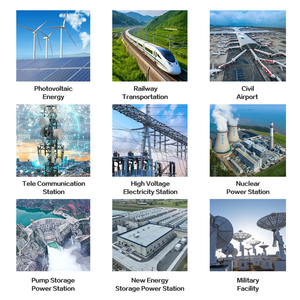 Sweld nhà máy tùy chỉnh bán buôn tỏa nhiệt hàn sấm sét bảo vệ kim loại đồng thép Graphite sét nối đất - Product Image 5