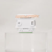 Interrupteur mural intelligent SIXWGH Zigbee 3.0 Smart Life 3 voies 10A 240V étanche IP34 compatible avec Alexa, Google Home et autres appareils domotiques