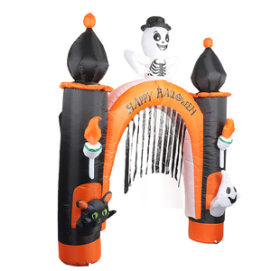Arco inflable de <span class=keywords><strong>Halloween</strong></span> con luces LED, adornos navideños de terror fantasma <span class=keywords><strong>para</strong></span> el hogar, jardín y centro comercial, suministros de <span class=keywords><strong>Halloween</strong></span> - Product Image 2