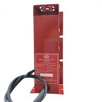 Armoire de stockage d'énergie murale thermique à aérosol rouge/jaune, certifiée ISO9001, pour l'extinction d'incendie, vente en gros usine
